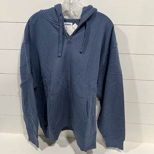 Old Navy Oversized zip front hoodie for men